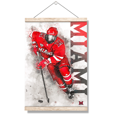 Miami RedHawks<sub>&reg;</sub> - Miami Hockey - College Wall Art#Hanging Canvas