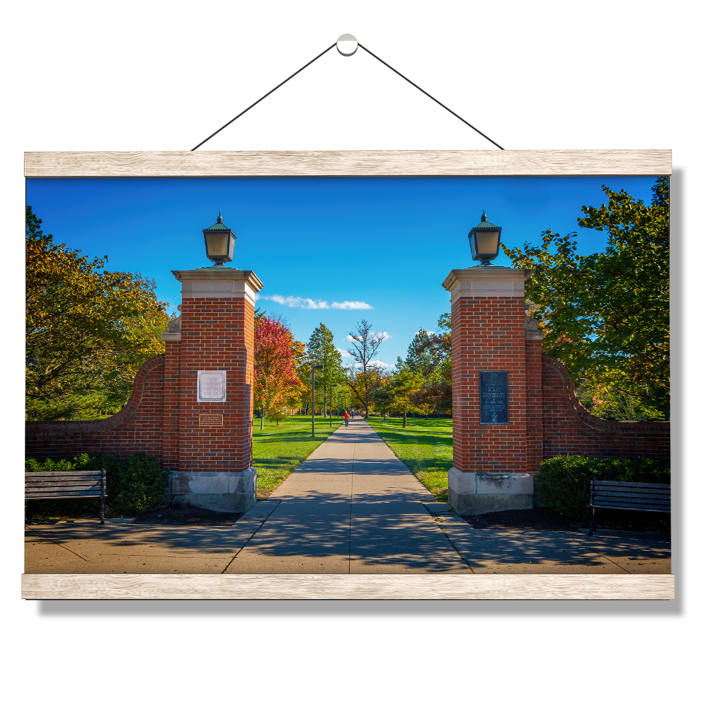 Miami RedHawks<sub>&reg;</sub> - Slant Gates - College Wall Art#Canvas