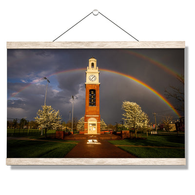 Miami RedHawks<sub>&reg;</sub> - Miami University Bell Tower Rainbow - College Wall Art #Hanging Canvas