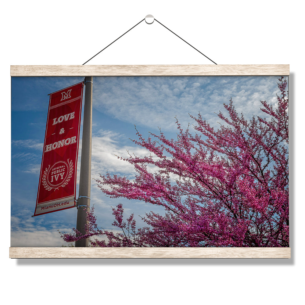 Miami RedHawks<sub>&reg;</sub> - Love and Honor - College Wall Art #Canvas