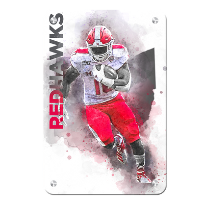 Miami RedHawks<sub>&reg;</sub> - Miami RedHawks<sub>&reg;</sub> Football - College Wall Art#Metal