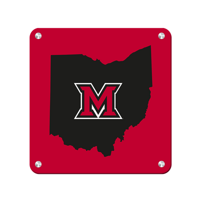 Miami RedHawks<sub>&reg;</sub> - Miami - College Wall Art#Metal