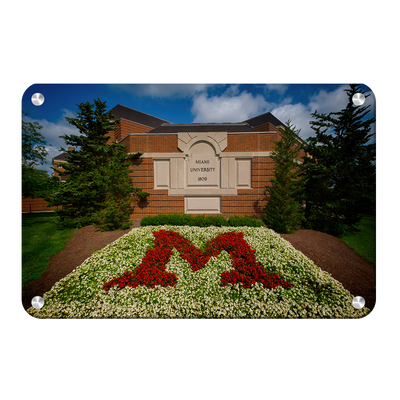 Miami RedHawks<sub>&reg;</sub> - Miami University 1809 - College Wall Art#Metal