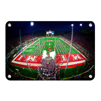 Miami RedHawks<sub>&reg;</sub> - Yager Stadium Grand Entrance - College Wall Art#Metal