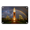 Miami RedHawks<sub>&reg;</sub> - Miami University Bell Tower Rainbow - College Wall Art #Metal