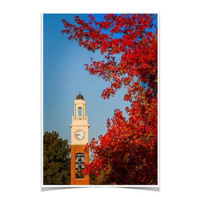 Miami RedHawks<sub>&reg;</sub> - Pulley Tower Blaze - College Wall Art#Poster