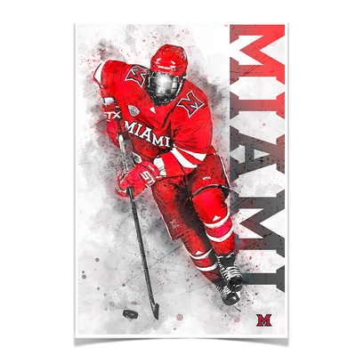 Miami RedHawks<sub>&reg;</sub> - Miami Hockey - College Wall Art#Poster