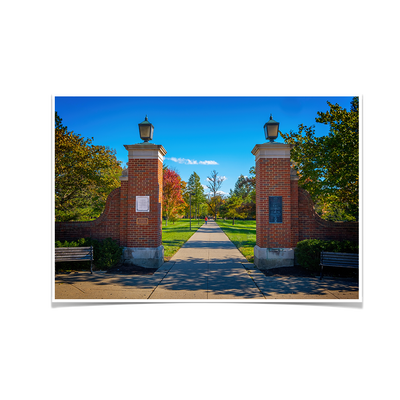 Miami RedHawks<sub>&reg;</sub> - Slant Gates - College Wall Art#Poster