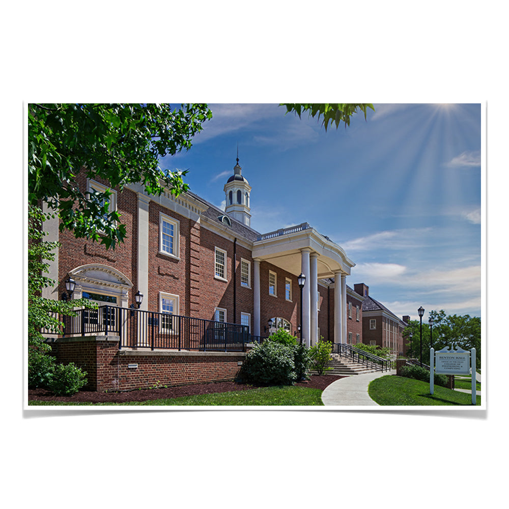 Miami RedHawks<sub>&reg;</sub> - Benton Hall - College Wall Art #Canvas