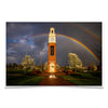 Miami RedHawks<sub>&reg;</sub> - Miami University Bell Tower Rainbow - College Wall Art #Poster