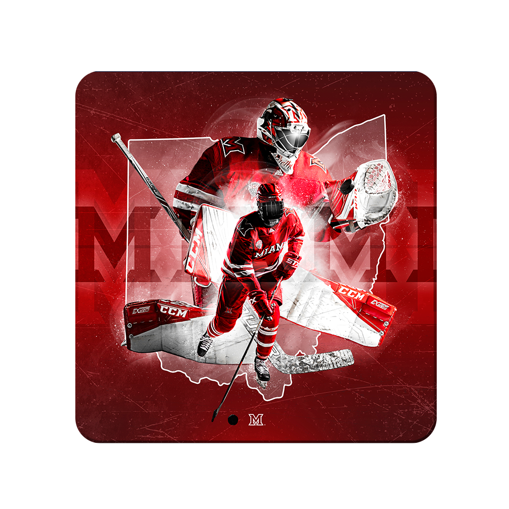 Miami RedHawks<sub>&reg;</sub> - Miami RedHawks<sub>&reg;</sub> Hockey - College Wall Art#Canvas