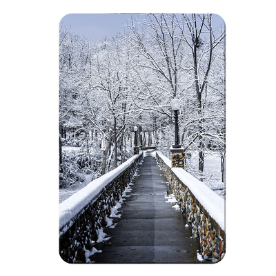 Winter Bridge - College Wall Art#PVC