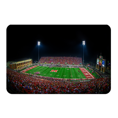 Miami RedHawks<sub>&reg;</sub> - Yager Stadium - College Wall Art#PVC