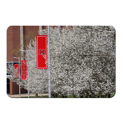 Miami RedHawks<sub>&reg;</sub> - Miami Cherry Blossoms - College Wall Art #PVC