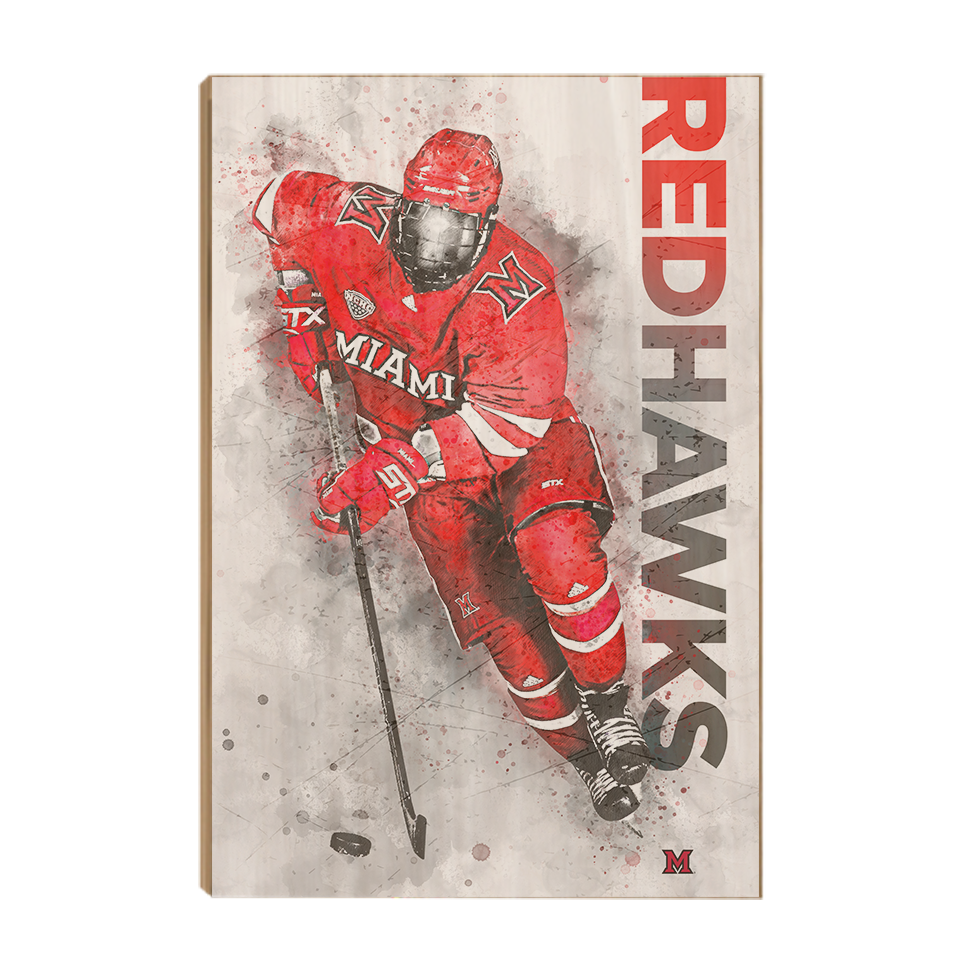 Miami RedHawks<sub>&reg;</sub> - RedHawks<sub>&reg;</sub> Hockey - College Wall Art#Canvas