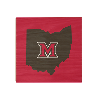 Miami RedHawks<sub>&reg;</sub> - Miami - College Wall Art#Wood