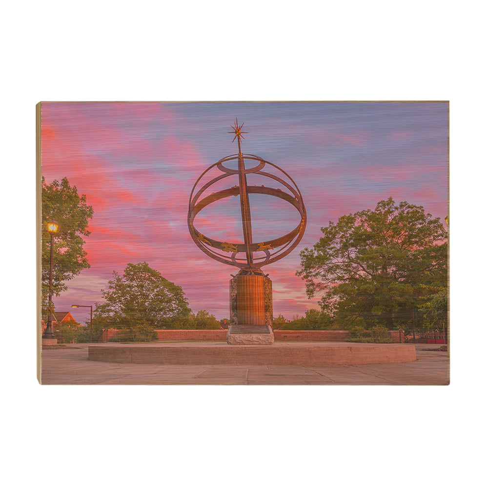 Miami RedHawks - Sundial Sunset - College Wall Art #Canvas