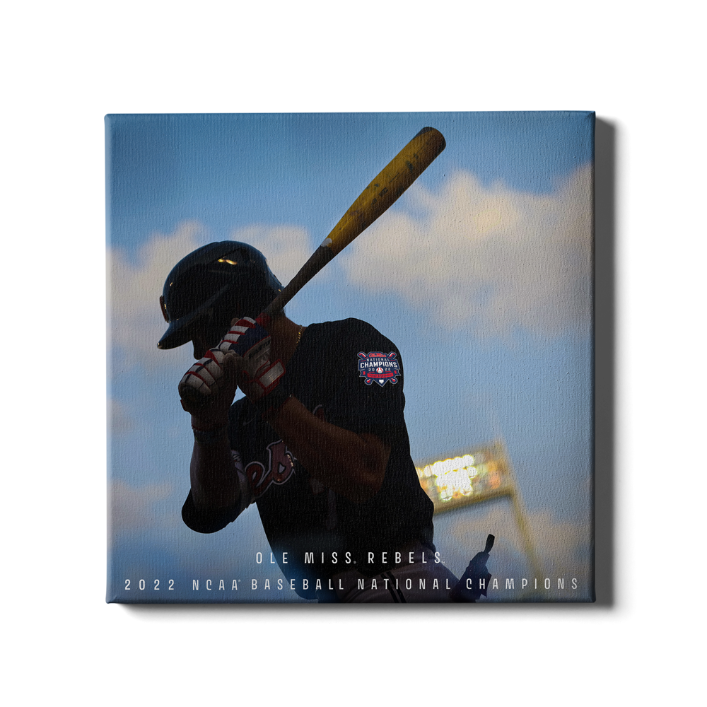 Ole Miss Rebels 2022 NCAA Baseball National Champions - College Wall Art #Canvas