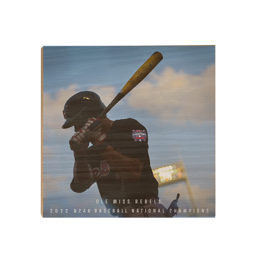 Ole Miss Rebels 2022 NCAA Baseball National Champions - College Wall Art #Canvas