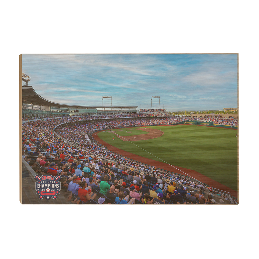 Ole Miss Rebels - CWS Game Day - College Wall Art #Canvas