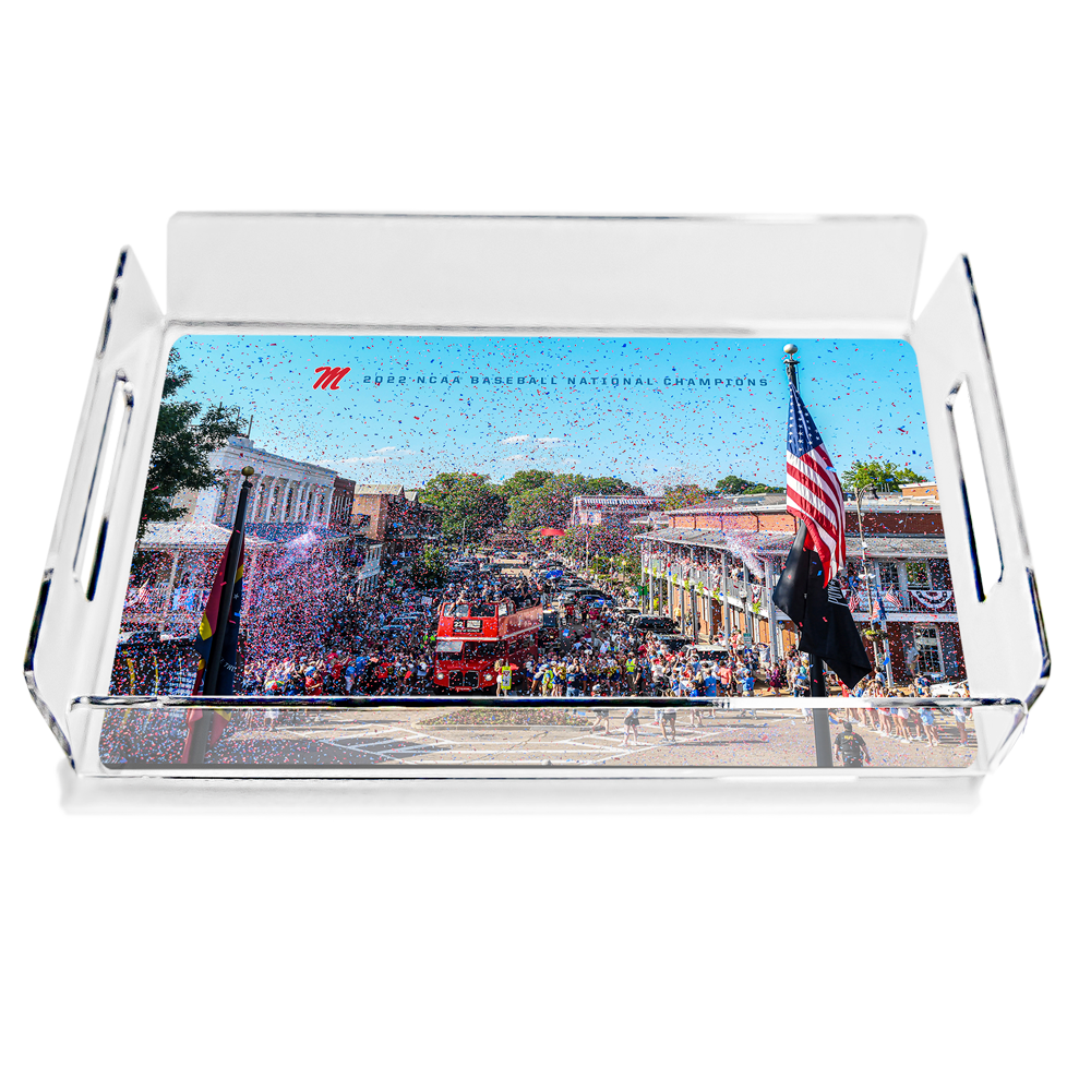 Ole Miss Rebels -  2022 Parade of Baseball National Champion Decorative Tray