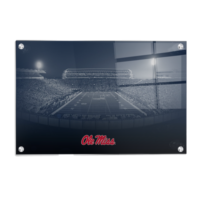 Ole Miss Rebels - Vaught Hemingway Night - College Wall Art #Acrylic