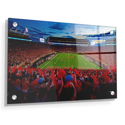 Ole Miss Rebels - Land Shark Sunset - College Wall Art #Acrylic