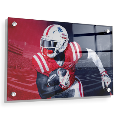 Ole Miss Rebels - Red White Blue Rebs - College Wall Art #Acrylic