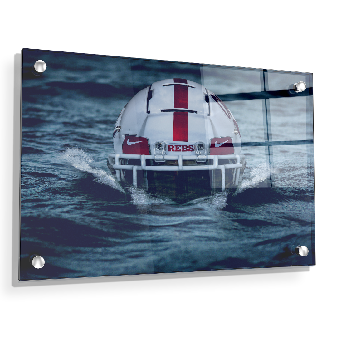 Ole Miss Rebels - Shark Attack - College Wall Art #Canvas