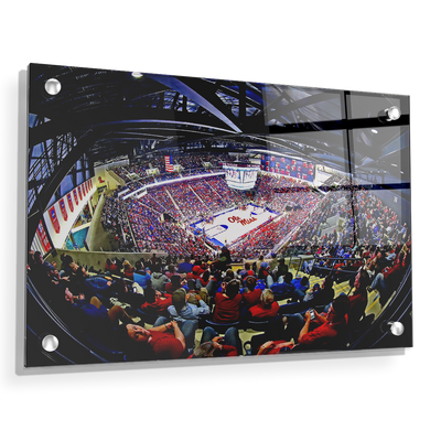 Ole Miss Rebels - Fisheye Pavilion - College Wall Art #Acrylic