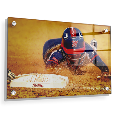 Ole Miss Rebels - Softball Safe - College Wall Art #Acrylic