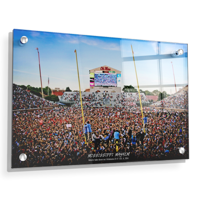 Ole Miss Rebels - Mississippi Mayhem The Win - College Wall Art #Acrylic