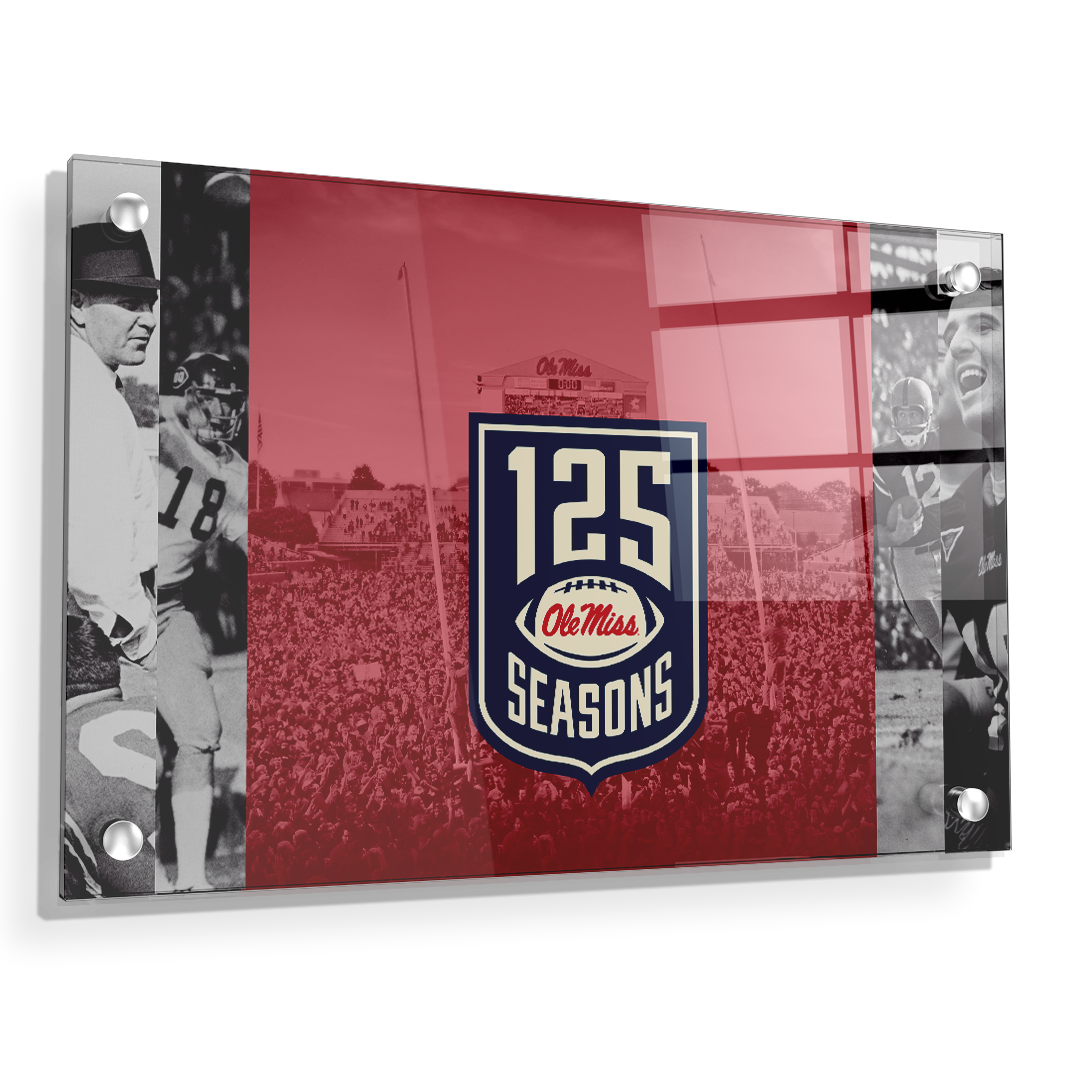 Ole Miss Rebels - 125 Ole Miss - College Wall Art #Acrylic