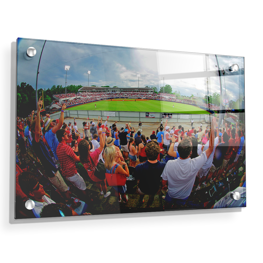 Ole Miss Rebels - Fisheye View of Swayze - College Wall Art #Acrylic