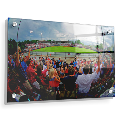 Ole Miss Rebels - Fisheye View of Swayze - College Wall Art #Acrylic
