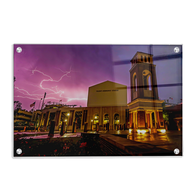 Ole Miss Rebels - Lightning Over Vaught Hemingway - College Wall Art #Acrylic