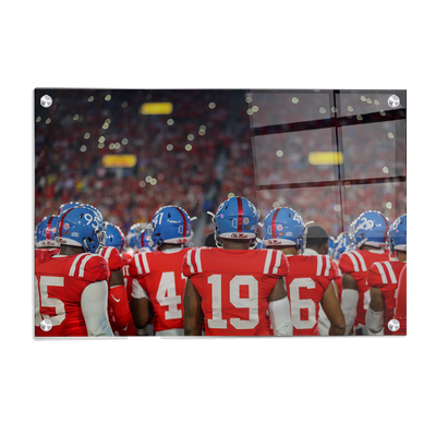 Ole Miss Rebels - Retro Team - College Wall Art #Acrylic