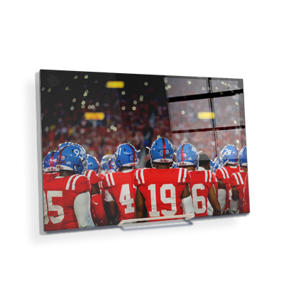 Ole Miss Rebels - Retro Team - College Wall Art #Acrylic Mini