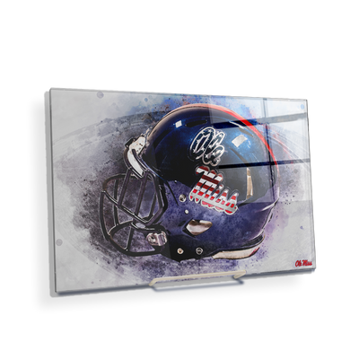 Ole Miss Rebels - Military Appreciation Day Helmet - College Wall Art #Acrylic Mini