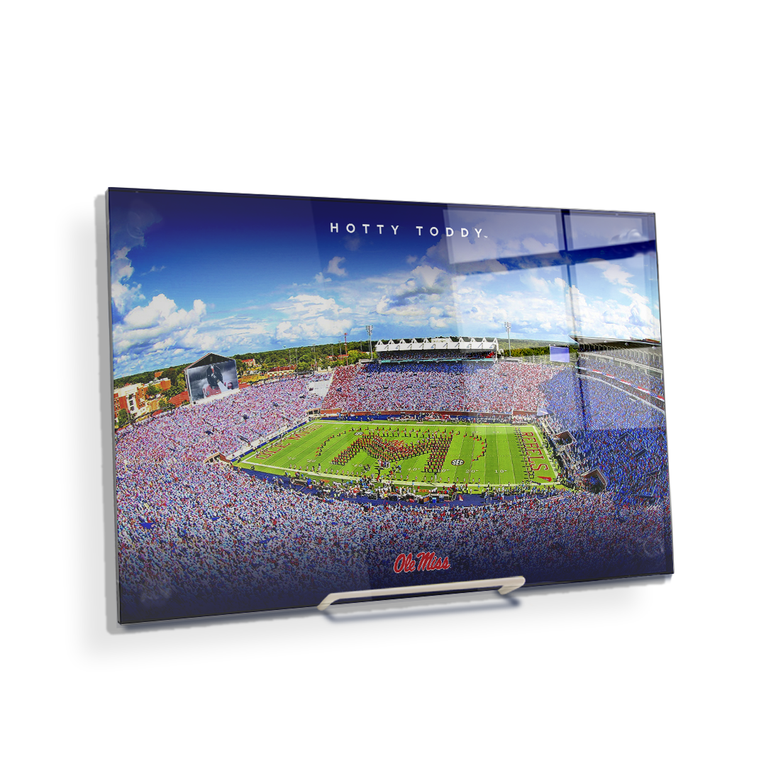Ole Miss Rebels - Hotty Toddy - College Wall Art #Canvas