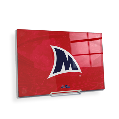 Ole Miss Rebels - Fins Up M - College Wall Art #Acrylic Mini