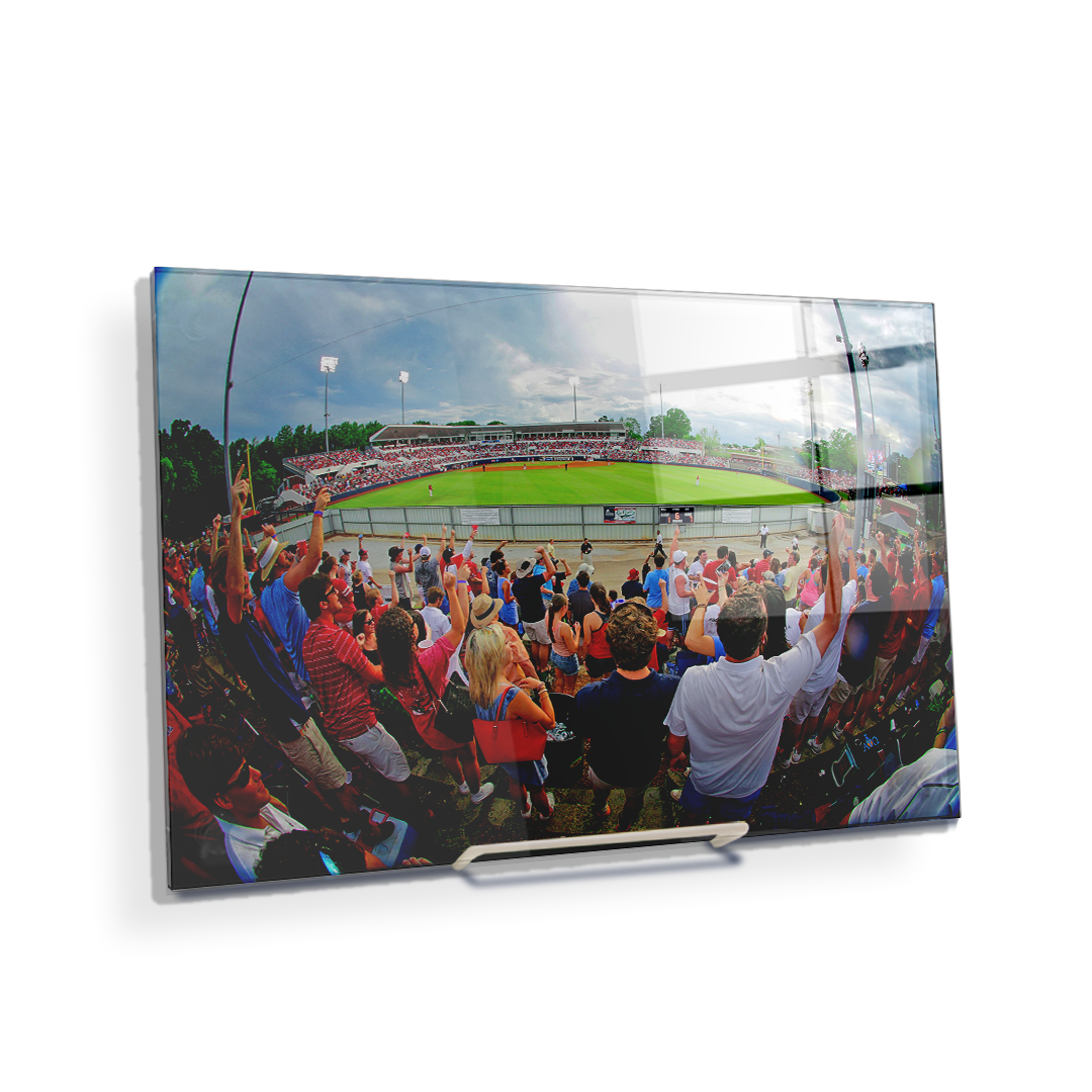 Ole Miss Rebels - Fisheye View of Swayze - College Wall Art #Acrylic Mini