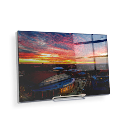 Ole Miss Rebels - Pavilion Sunset - college wall art #Acrylic Mini