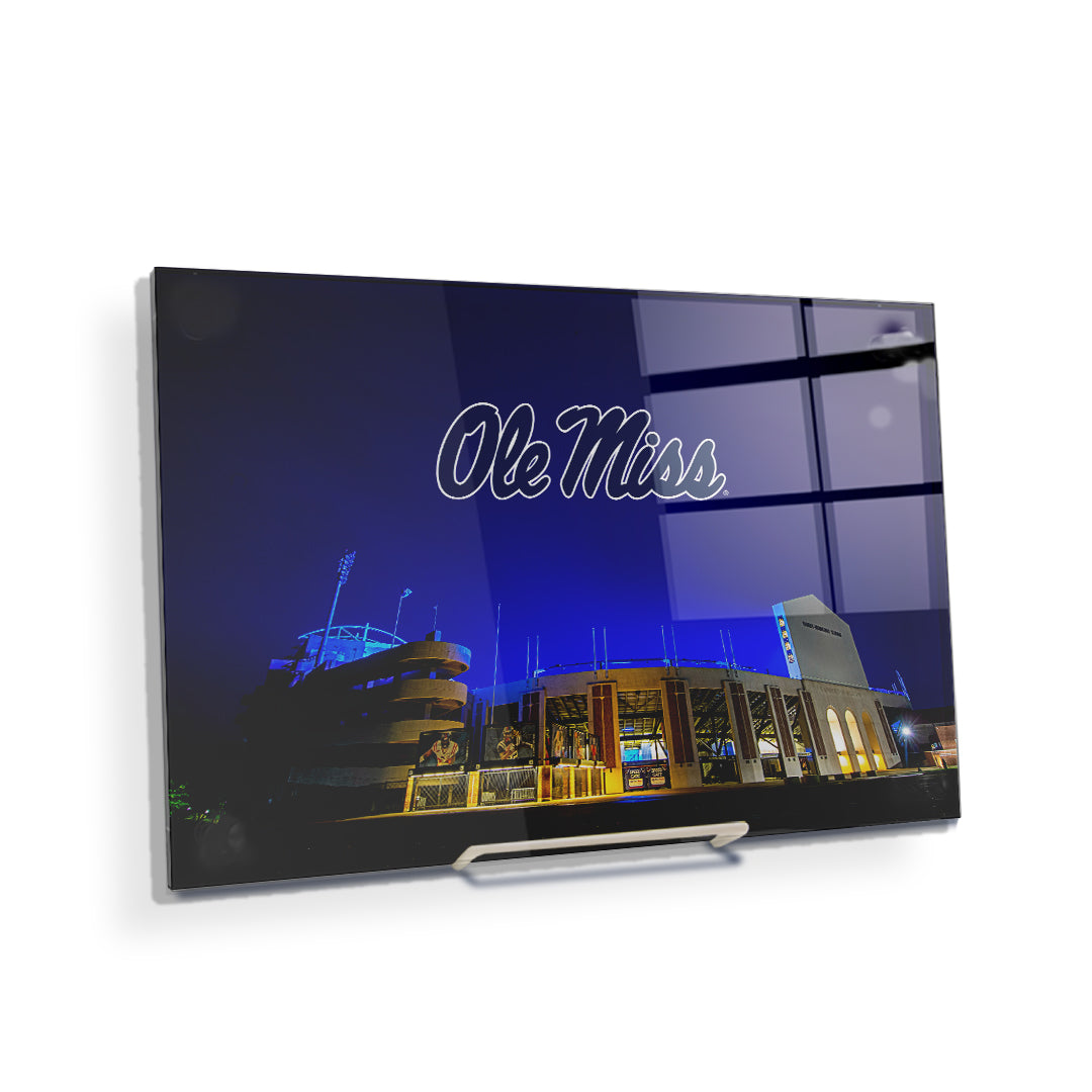 Ole Miss Rebels - Vaught Hemingway Stadium 2020 - College Wall Art #Canvas