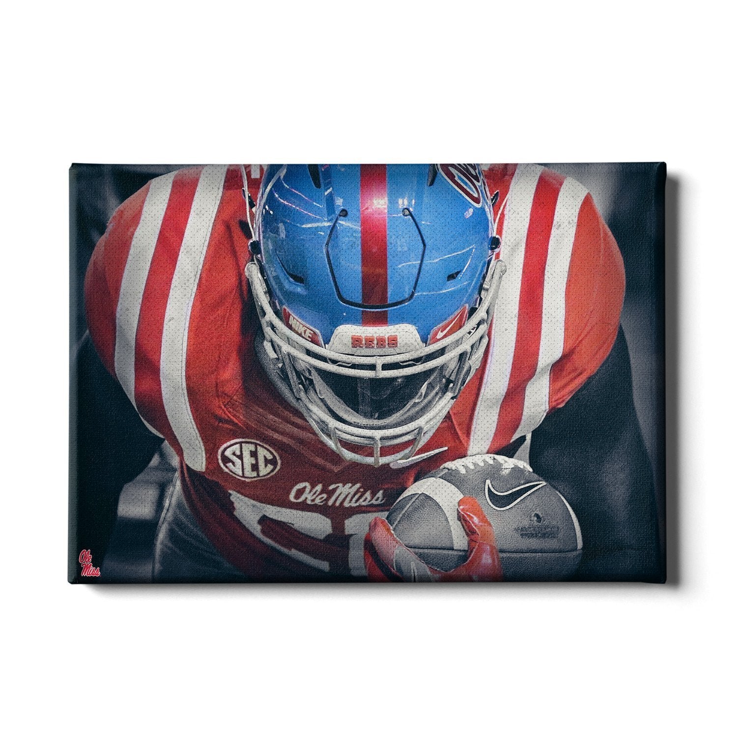 Ole Miss Rebels - Ole Miss Charge - College Wall Art #Canvas