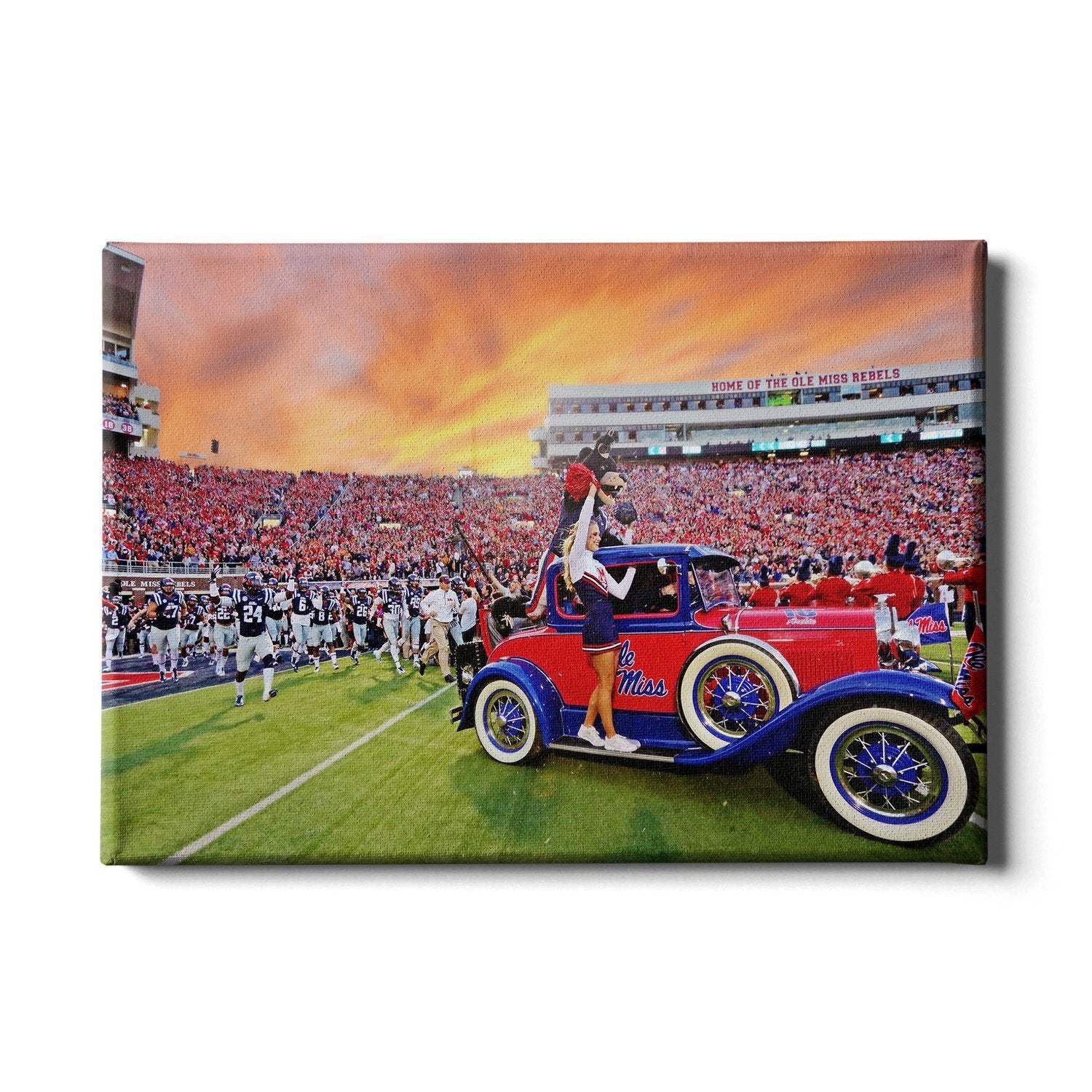 Ole Miss Rebels - Home of the Ole Miss Rebels - College Wall Art #Canvas