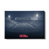 Ole Miss Rebels - Vaught Hemingway Night - College Wall Art #Canvas