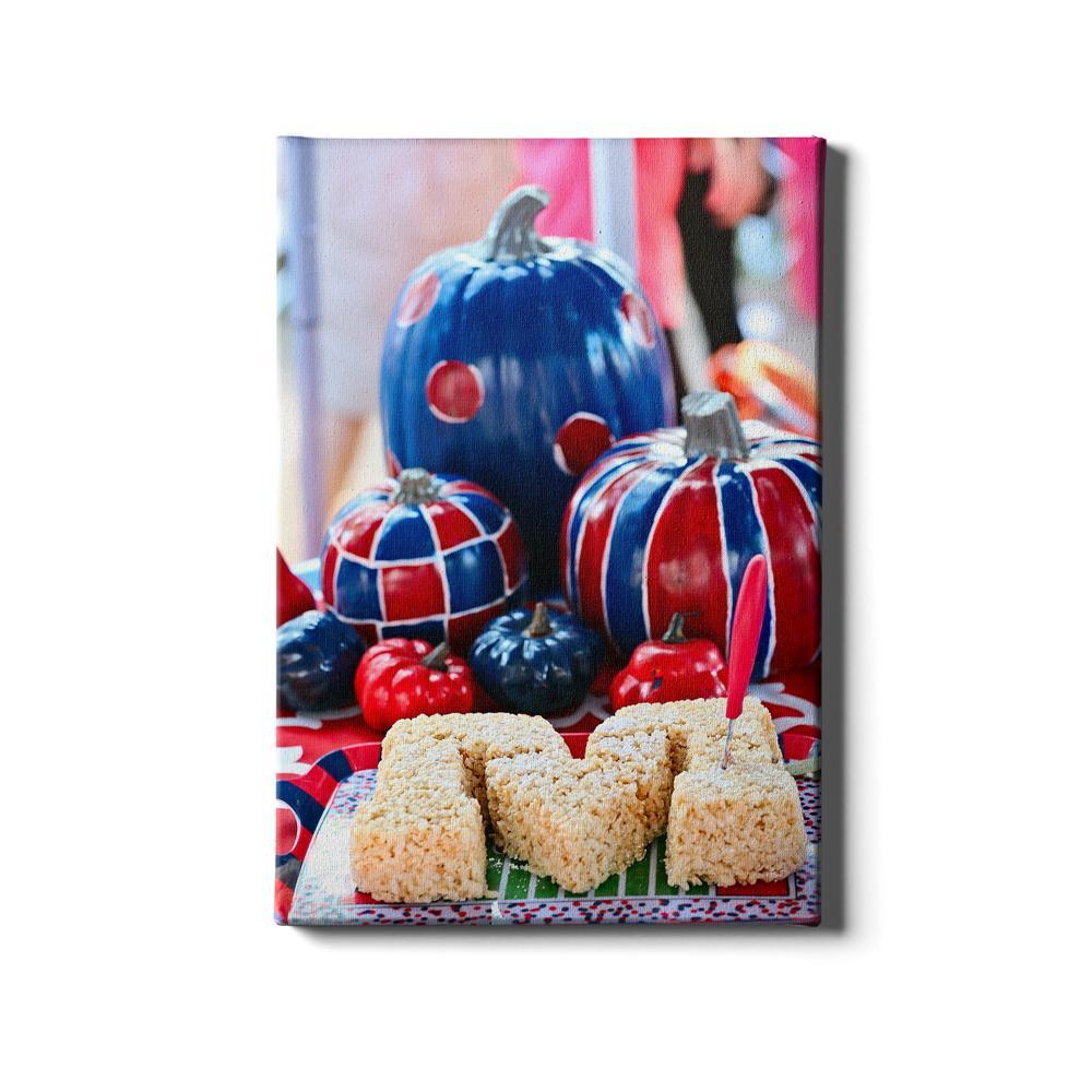 Ole Miss Rebels - Mississippi Pumpkin - College Wall Art #Canvas