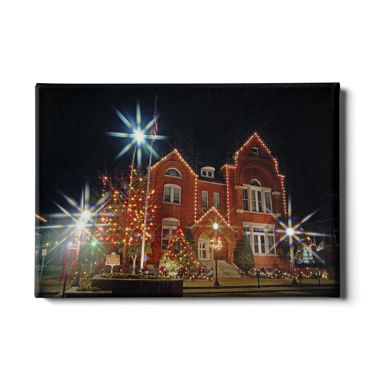 Ole Miss Rebels - Tannalee 1st Christmas - College Wall Art #Canvas