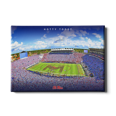 Ole Miss Rebels - Hotty Toddy - College Wall Art #Canvas